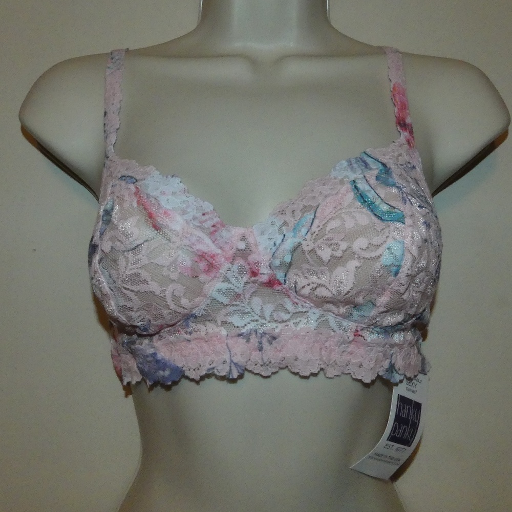 Hanky Panky Cherie Retro Lace Bralette size XS NWT